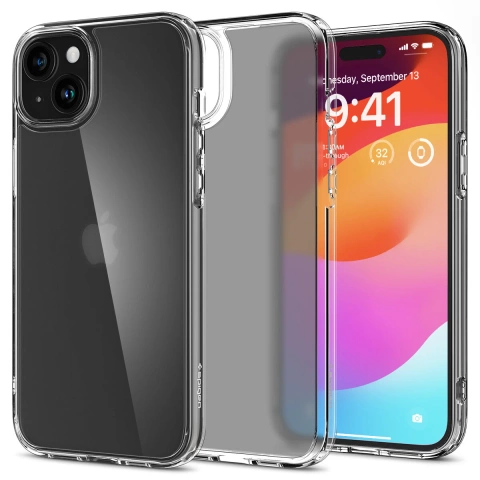 Pouzdro Spigen Ultra Hybrid pro iPhone 15 Plus - průhledné