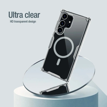 Nillkin Nature Pro Panzerhülle mit Magnetring für Samsung Galaxy S24 Ultra – weiß