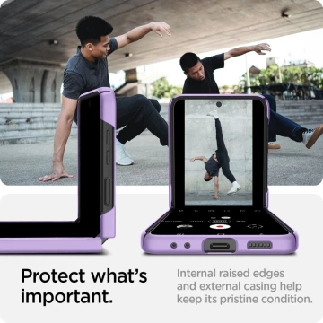 Spigen AirSkin case for Samsung Galaxy Z Flip 4 Rose Purple
