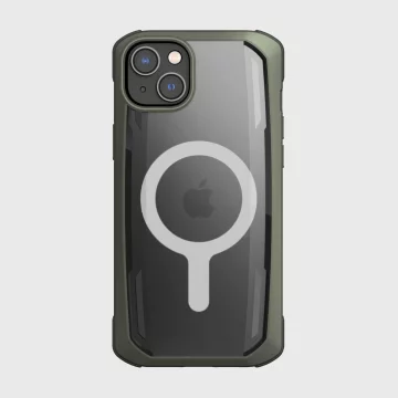Raptic Secure Case iPhone 14 з броньованою кришкою MagSafe зеленого кольору
