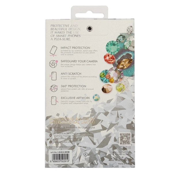 Silikonový kryt Kingxbar Plain Series pro iPhone 13 Pro Max fialový