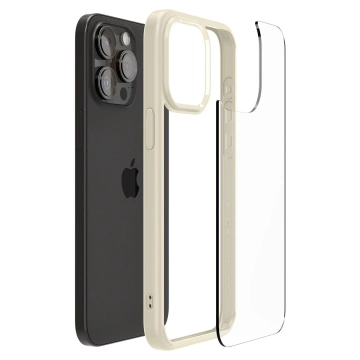Kryt Spigen Ultra Hybrid pre iPhone 15 Pro Max - béžový