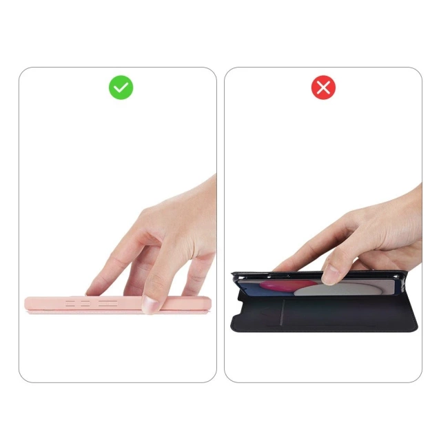 DUX DUCIS Skin X pouzdrový kryt s flipem Samsung Galaxy A02s EU růžový