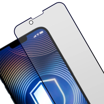 Mattiertes gehärtetes Glas für Apple iPhone 13 / iPhone 13 Pro / iPhone 14 – 3mk Hardglass Matt Max Privacy