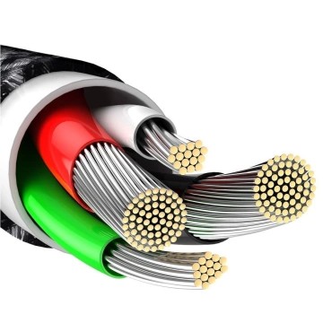Baseus Tungsten USB - Lightning kabel 2,4 A 2 m černý (CALWJ-A01)