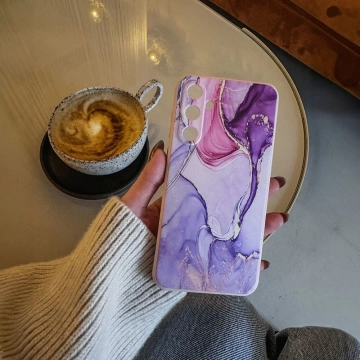 Pouzdro Icon cover pro Samsung Galaxy M15 5G Marble