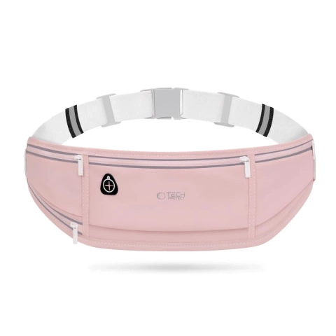 Pouch Running belt waist bag phone case headphones - Pink
