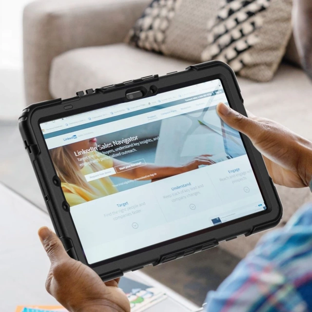 Etui Solid360 для Samsung Galaxy Tab S9 FE 10.9 X510 / X516B Чорний