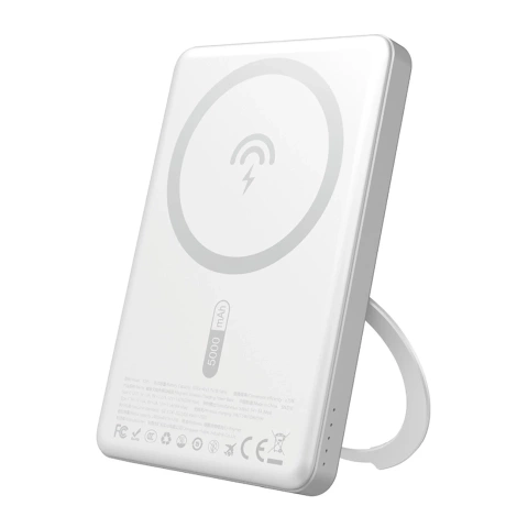 Powerbank Dudao K28S MagSafe 5000mAh 20W z podstawką Srebrny