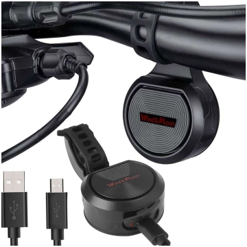 Electric bell 2in1 bicycle alarm Alogy Waterproof Electric Bell for a waterproof bicycle black