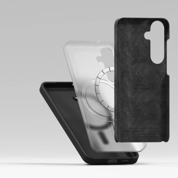 Etui für Samsung Galaxy S25 Schwarz Ringke Silikon Magnetisch MagSafe