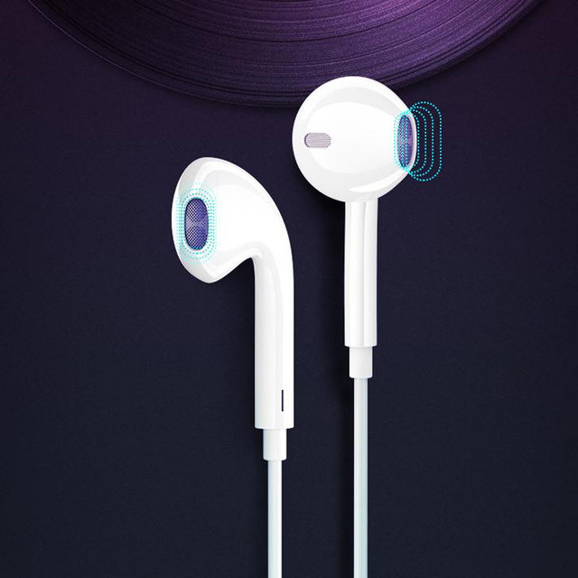 Vega Colors EarPods USB-C Typ C NOVÝ ČIP Káblové slúchadlá do uší biele