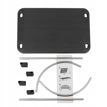 Office footrest, foot rest, legs, adjustable, solid, comfortable, angle adjustment, for computer, black