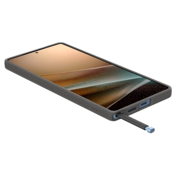 Etui do Samsung Galaxy S25 Ultra Marble Grey Spigen Liquid Air