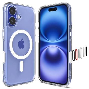 Чохол Spigen Ultra Hybrid "T" MagSafe для iPhone 16, білий