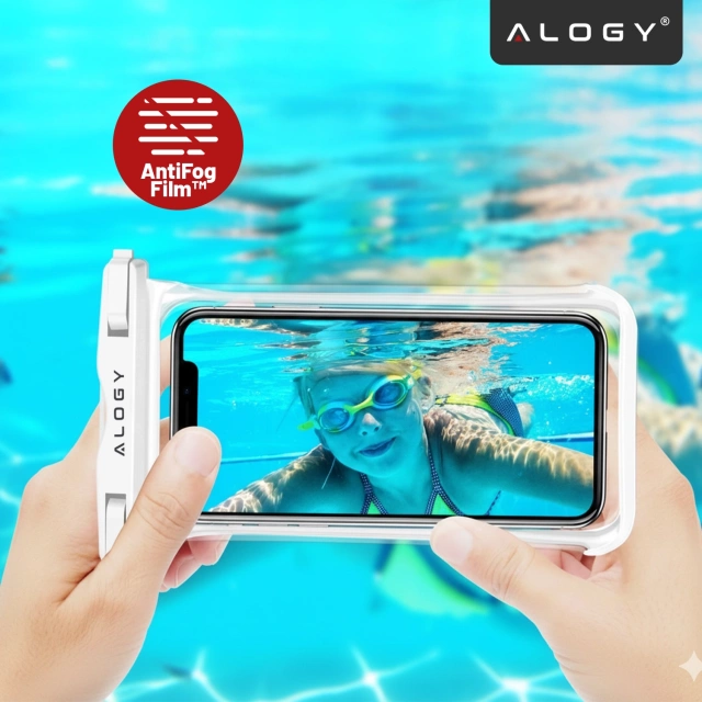 Vodotesné puzdro Alogy vodeodolné univerzálne IPX8 až 6,5 Black