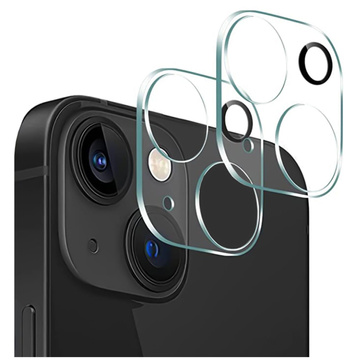 2x Camera lens glass for iPhone 15 / 15 Plus Alogy lens clear transparent