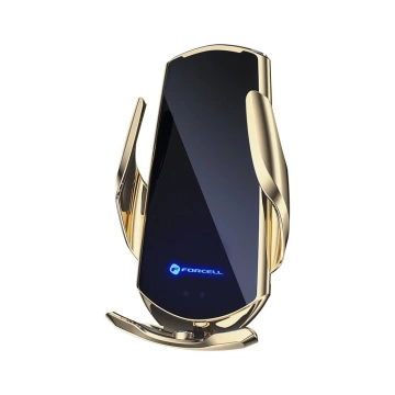 Nabíjačka do auta FORCELL F-GRIP HS1 Qi Indukcia 15W Zlatá
