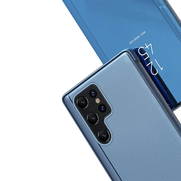 Відкидний чохол Clear View для Samsung Galaxy S23 Ultra синій