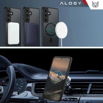 Чохол для Apple iPhone 16 Pro Max Alogy Anti-Shock Hybrid Case for MagSafe Transparent