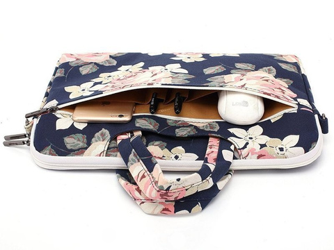 Pouzdro Canvaslife Briefcase Laptop Sleeve 13 pro MacBook Pro / Air Navy Rose