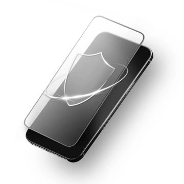 Загартоване скло для iPhone 15 Plus Forcell Ultra Clear Glass чорне 9H