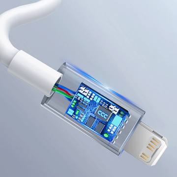 Кабель 2m Lightning для USB-A USB для Apple iPhone, iPad, iPod BOX Білий