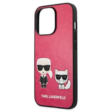 Karl Lagerfeld KLHCP13LPCUSKCP iPhone 13 Pro / 13 6,1 "fuchsiový / fuchsiový pevný obal Ikonik Karl