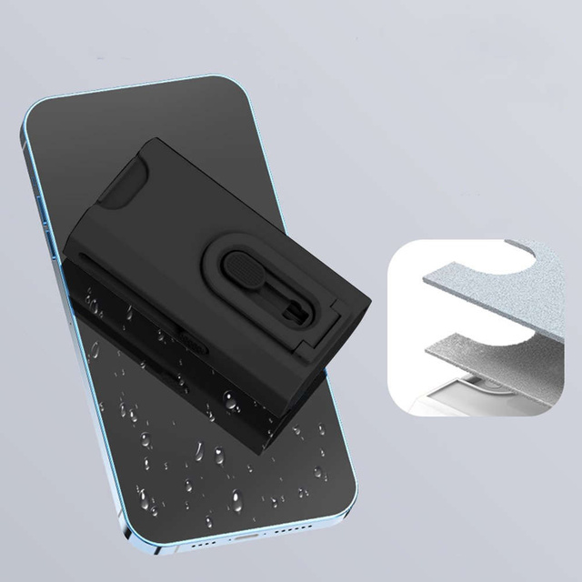 Multifunctional cleaner Alogy Cleaner Set 8in1 headphone keyboard screen cleaning kit for phones, laptops, computers Black