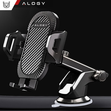 Alogy 3-in-1-Autotelefonhalter für die Windschutzscheibe, das Armaturenbrett, den Cockpit-Organizer