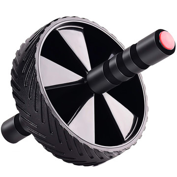 Wheel Abdominal Muscle Roller Biceps ABS Wheel Fitness Wheel Training Sports Black