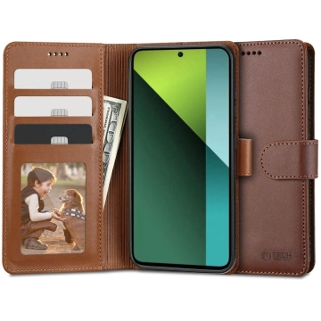 Wallet Case for Xiaomi Redmi Note 13 Pro 5G / Small X6 5G Brown