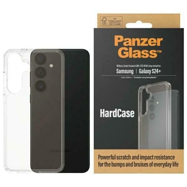 Прозорий чохол PanzerGlass HardCase D3O для Samsung Galaxy S24 Plus