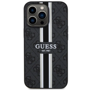 Etui Guess GUHMP13XP4RPSK na iPhone 13 Pro Max 6,7" pevné puzdro 4G Printed Stripes MagSafe