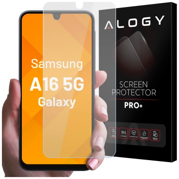 Tvrzené sklo pro Samsung Galaxy A16 4G/5G 2025, ochranná fólie 9H Alogy Heavy Pro™️