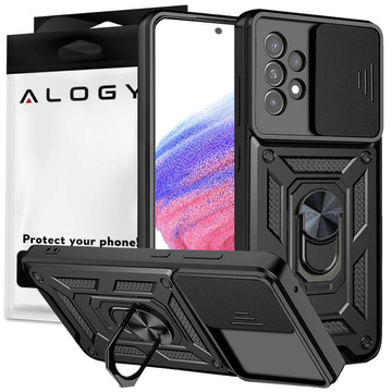 Alogy Camshield Stand Ring Case s krytem fotoaparátu pro Samsung Galaxy A53 / A53 5G Glass