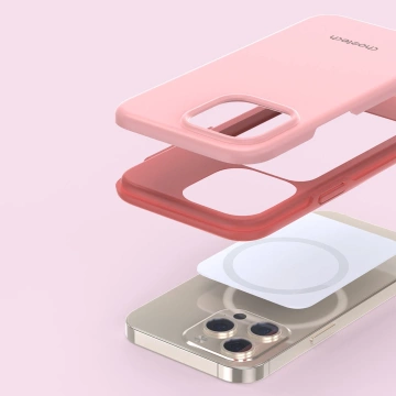 Puzdro Choetech MFM Anti-drop Made For MagSafe pre iPhone 13 Pro Max ružové (PC0114-MFM-PK)