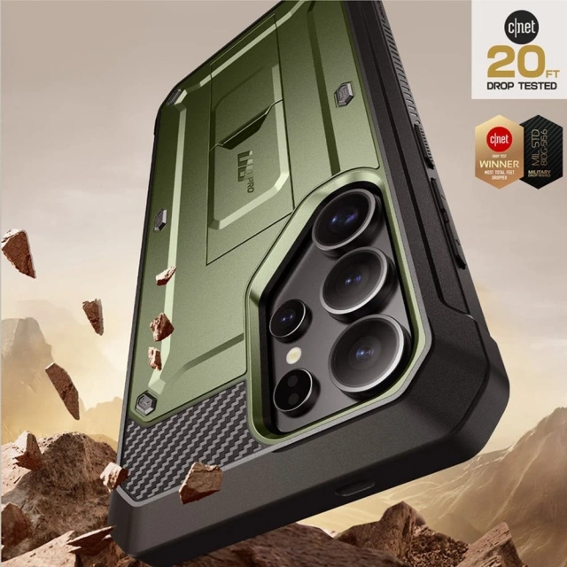 Чохол для Samsung Galaxy S25 Ultra Supcase Unicorn Beetle Pro 2-Set, Guldan