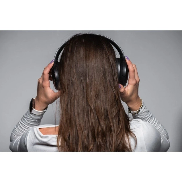 Bezdrátová sluchátka Forcell F-Audio Vibe ANC TUYA APP, černá