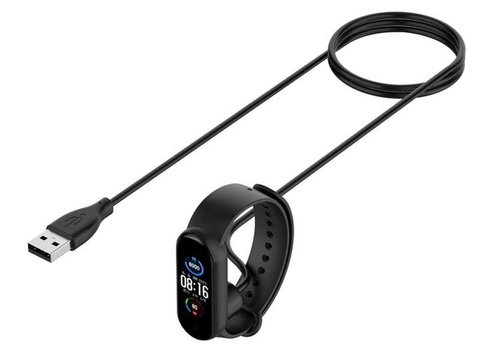 Alogy nabíječka USB kabel pro Xiaomi Mi Band 5 Global černý