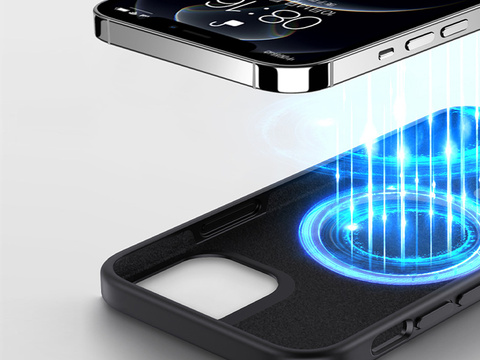 Puzdro Mag Safe Alogy pre Qi nabíjačky pre iPhone 12 Pro Max Black