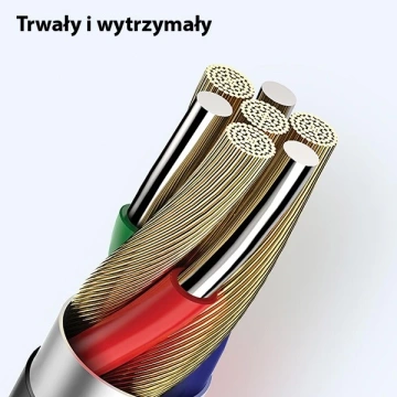 USAMS Cable U35 lightning 2A Fast Charge 1m black