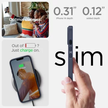 Spigen ultra hybrid iphone 14 plus темно-синій