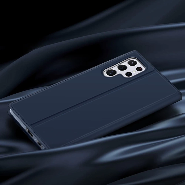 Dux Ducis Skin Pro kabura etui pokrowiec z klapką Samsung Galaxy S22 Ultra złoty