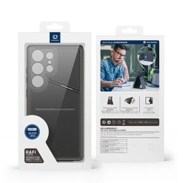 Etui Portfelowe do Samsung Galaxy S25 Ultra Dux Ducis Rafi II Czarny
