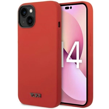 Чохол Tumi Liquid Silicone для iPhone 14 червоний/червоний