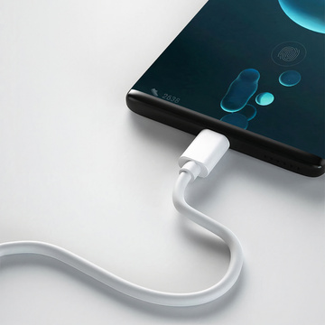 Oppo DL136 Supervooc Superschnelles USB-auf-USB-C-Typ-C-Kabel, 65 W, 1 m, Weiß