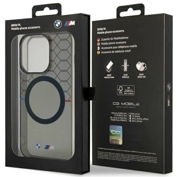 Etui BMW BMHMP14XHGPK pro iPhone 14 Pro Max 6,7" pevné pouzdro Pattern MagSafe