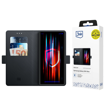 Peňaženka 3mk Wallet Case pre Samsung Galaxy S24 Ultra s magnetickým uzáverom Black