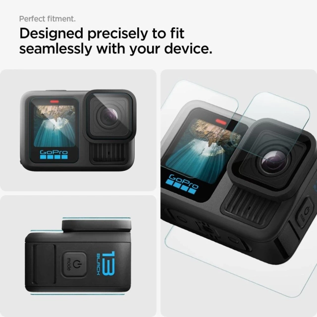Szkło Spigen Glas.TR Slim GoPro Hero 13 Zestaw 2x Clear